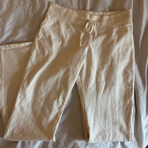 BRANDY MELVILLE Cream Hillary soft yoga pants